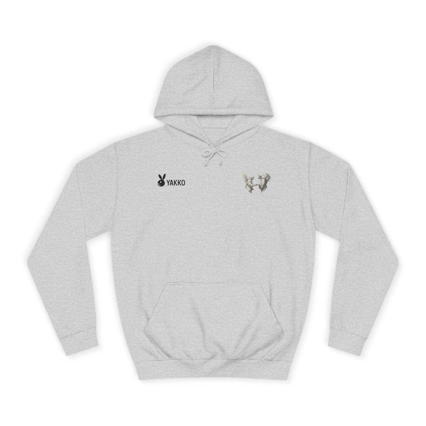 Sudadera "Pacto Celestial-Infernal" | Hoodie Ángel y Demonio Dándose la Mano | Equilibrio Dualidad | Arte Gótico Vintage
