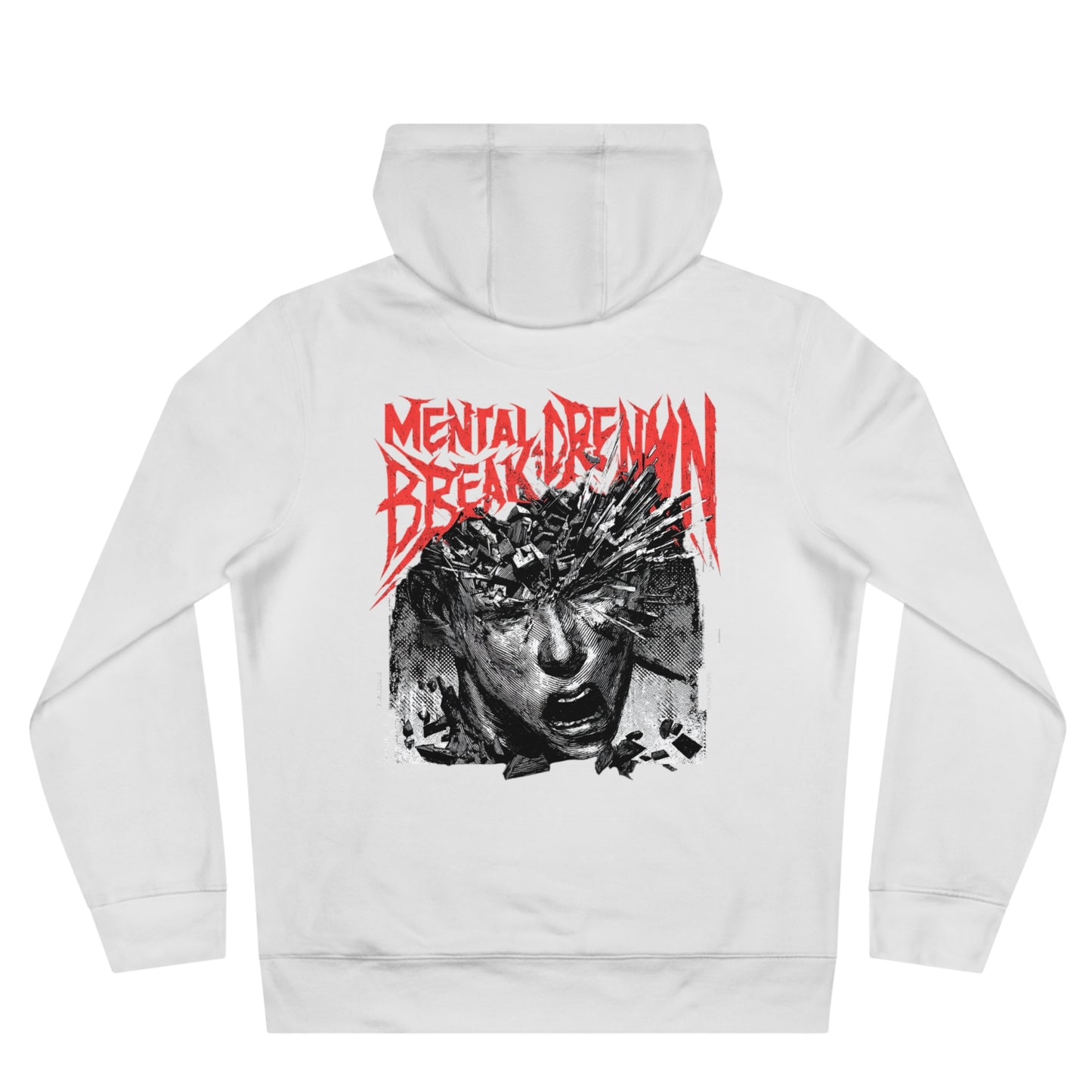 Sudadera "Mental Breakdown Breaker" | Hoodie Gráfico Unisex de Algodón | Arte Oscuro y Alternativo